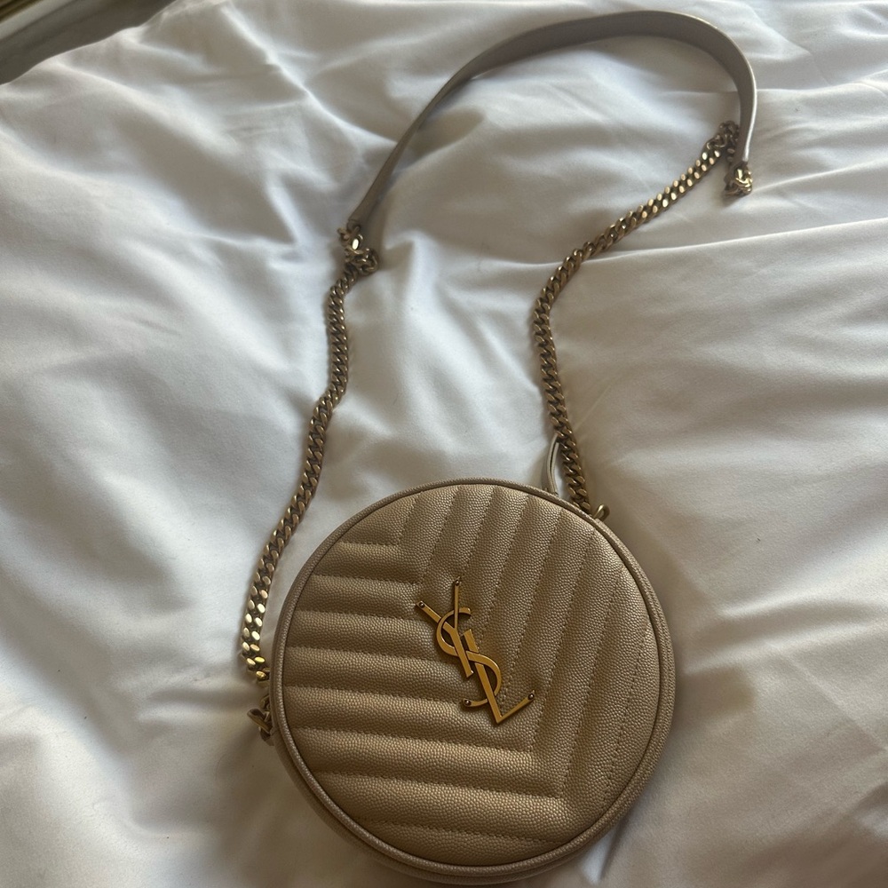 Round YSL camera bag